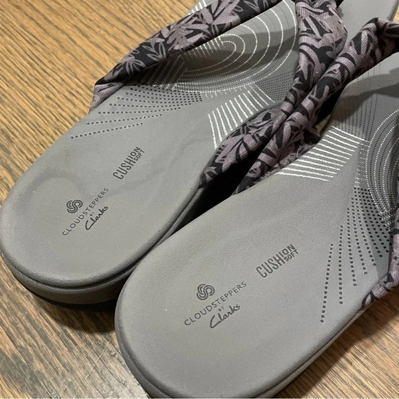 NWOT CLARKS ARLA GLISON WOMEN Sandals in Black Interest - Picture 6 of 11